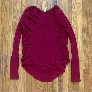 Free People Henley Long Sleeve Thermal